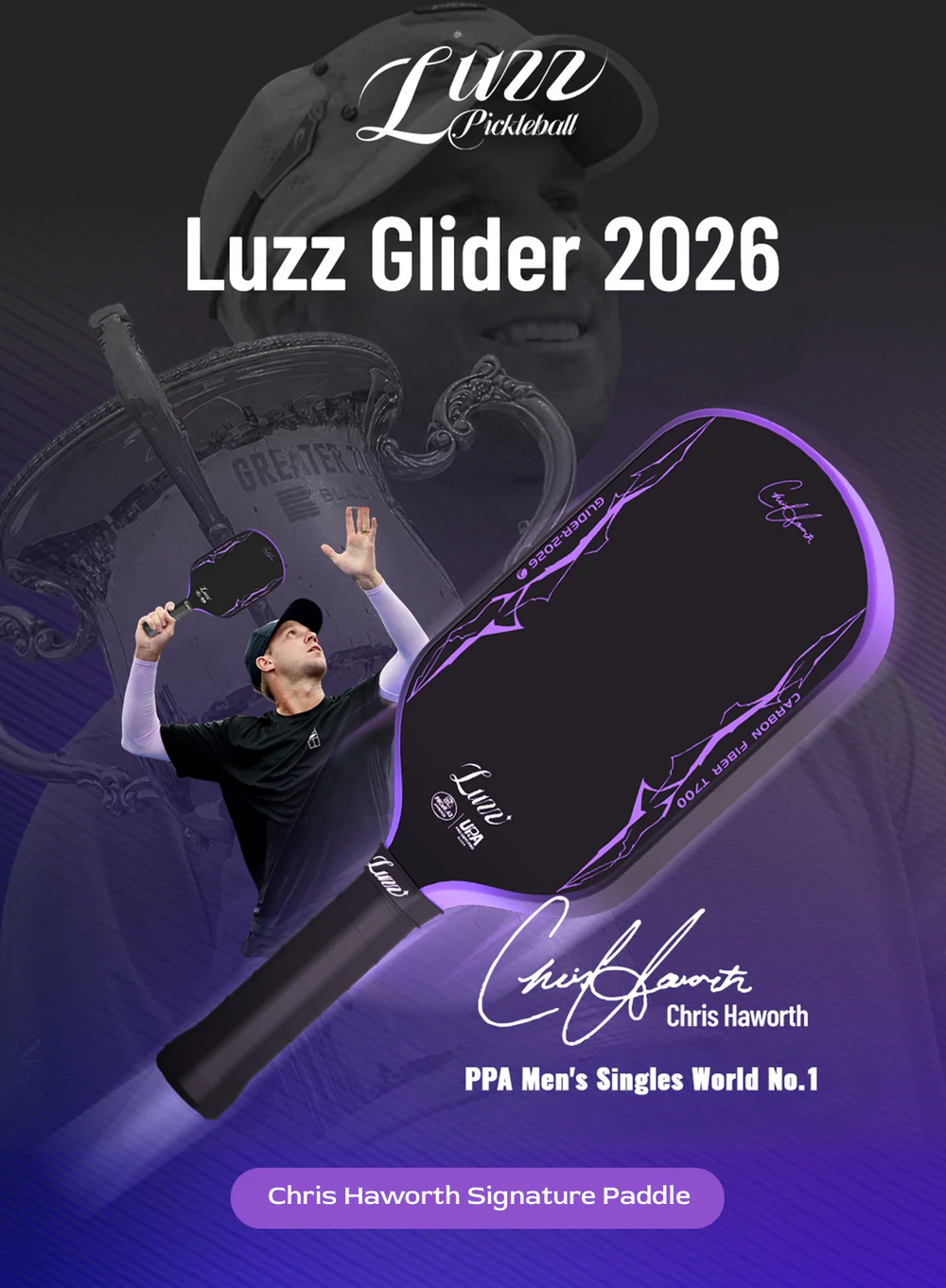LUZZ Chris Haworth Glider 2026 Hybrid Paddle