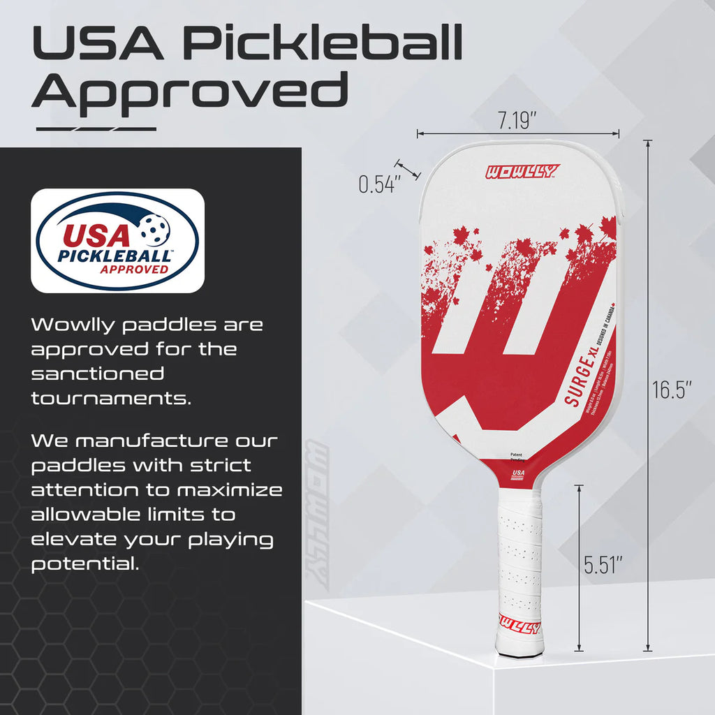 Wowlly Surge XL (Canada/USA) Pickleball Paddle