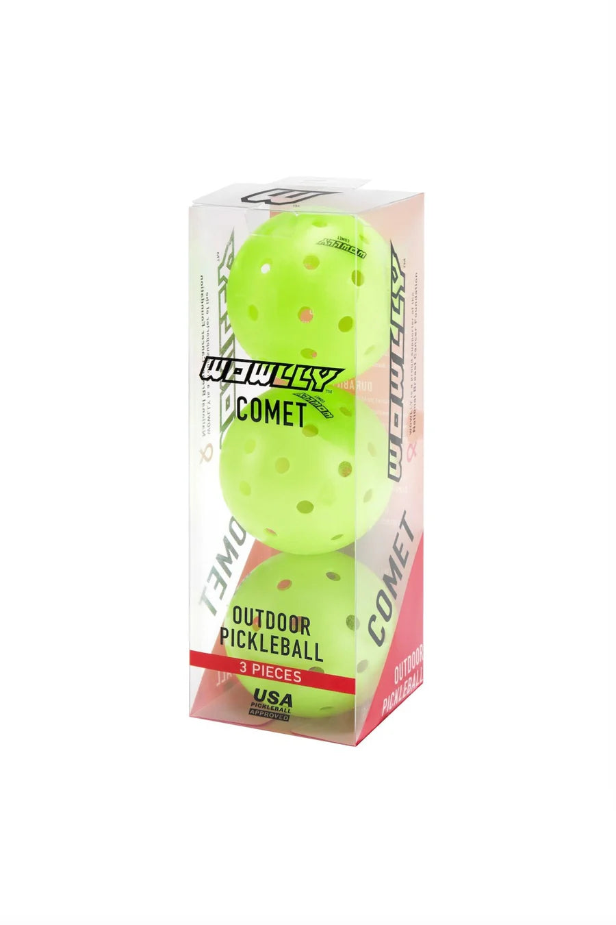 Wowlly Comet Outdoor Balls (Pink/Yellow/Green)