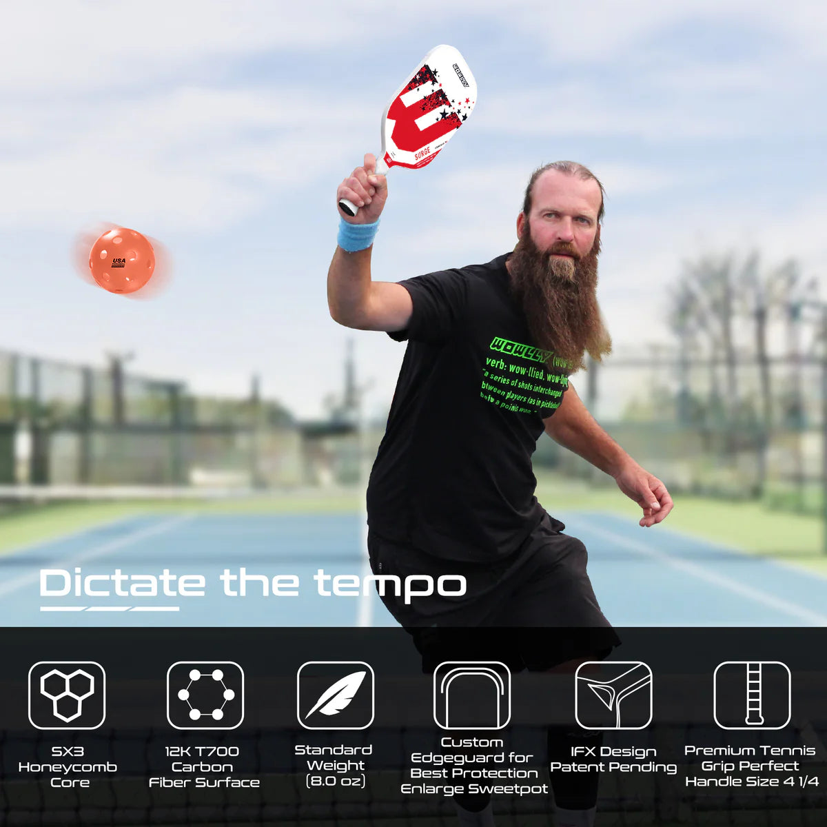 Wowlly Surge Regular (Canada/USA) Pickleball Paddle