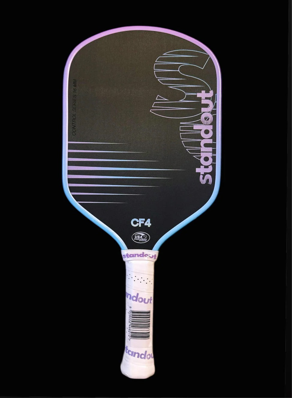 STANDOUT CF4 CONTROL Carbon Fibre Pickleball Paddle 16mm | USAPA approved