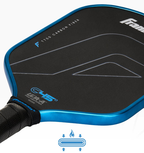FRANKLIN C45 Carbon 45° Hybrid 14mm Pickleball Paddle