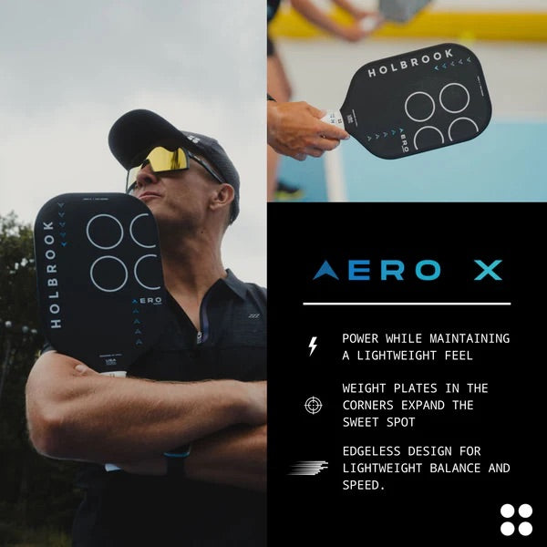 HOLBROOK Pro Aero X Pickleball Paddle (Edgeless)