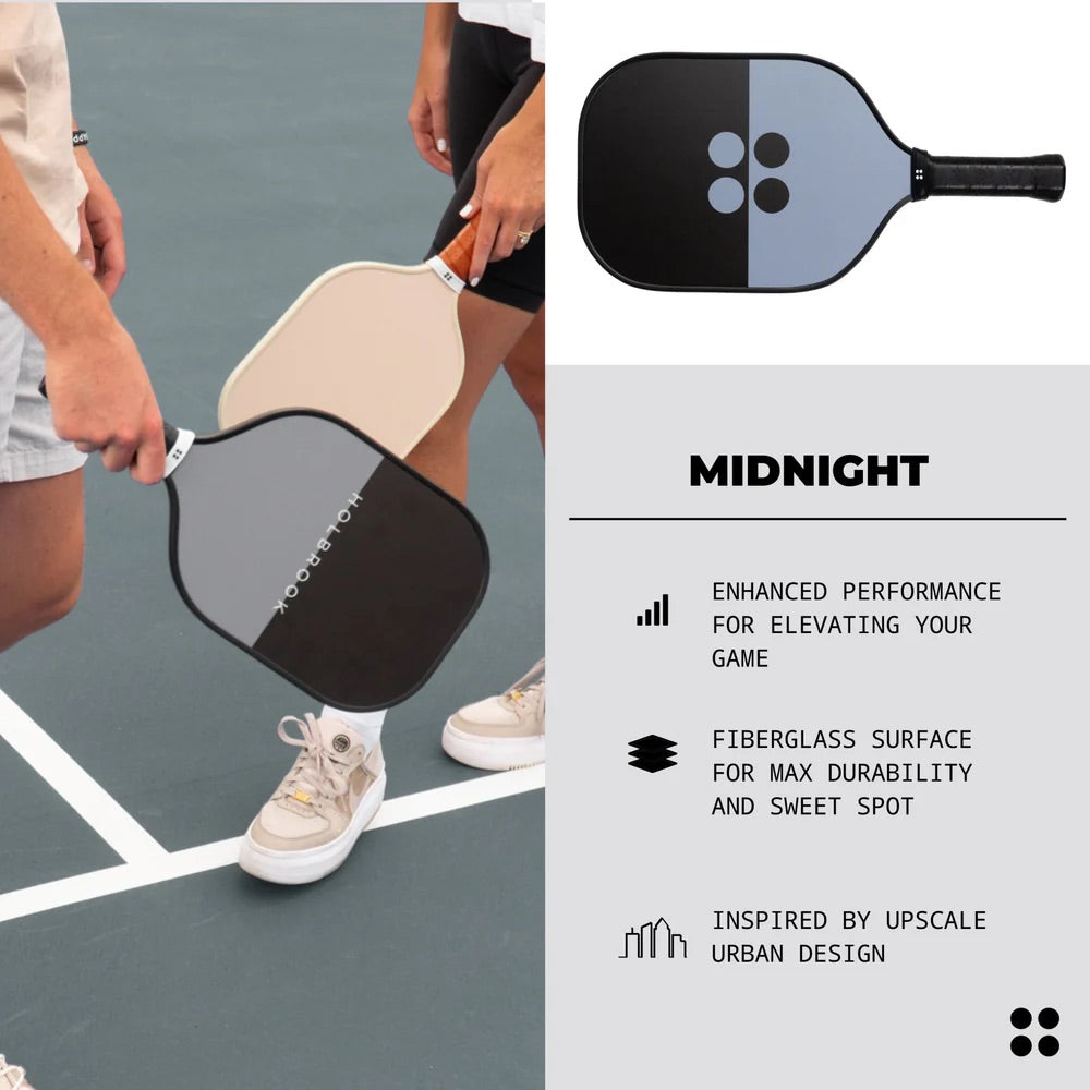 HOLBROOK Sport - MIDNIGHT Pickleball Paddle for beginners