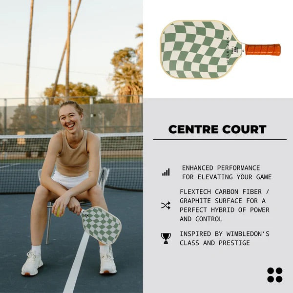 HOLBROOK Performance CENTRE COURT Pickleball Paddle 14mm | Hybrid Power, Control
