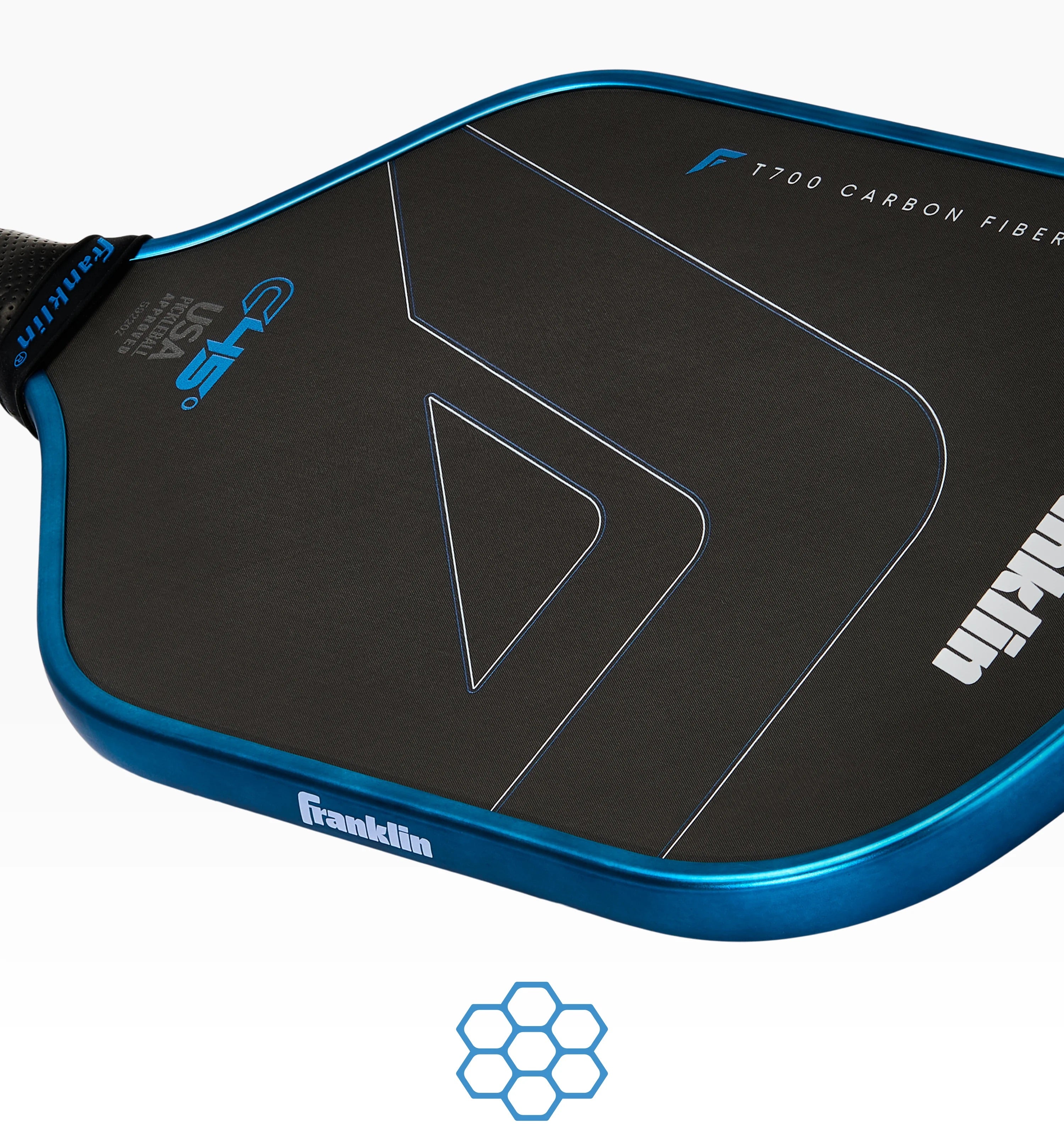 FRANKLIN C45 Carbon 45° Hybrid 14mm Pickleball Paddle
