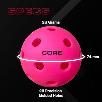CORE Pickleball Indoor Balls - Breast Cancer Awareness Limited Edition