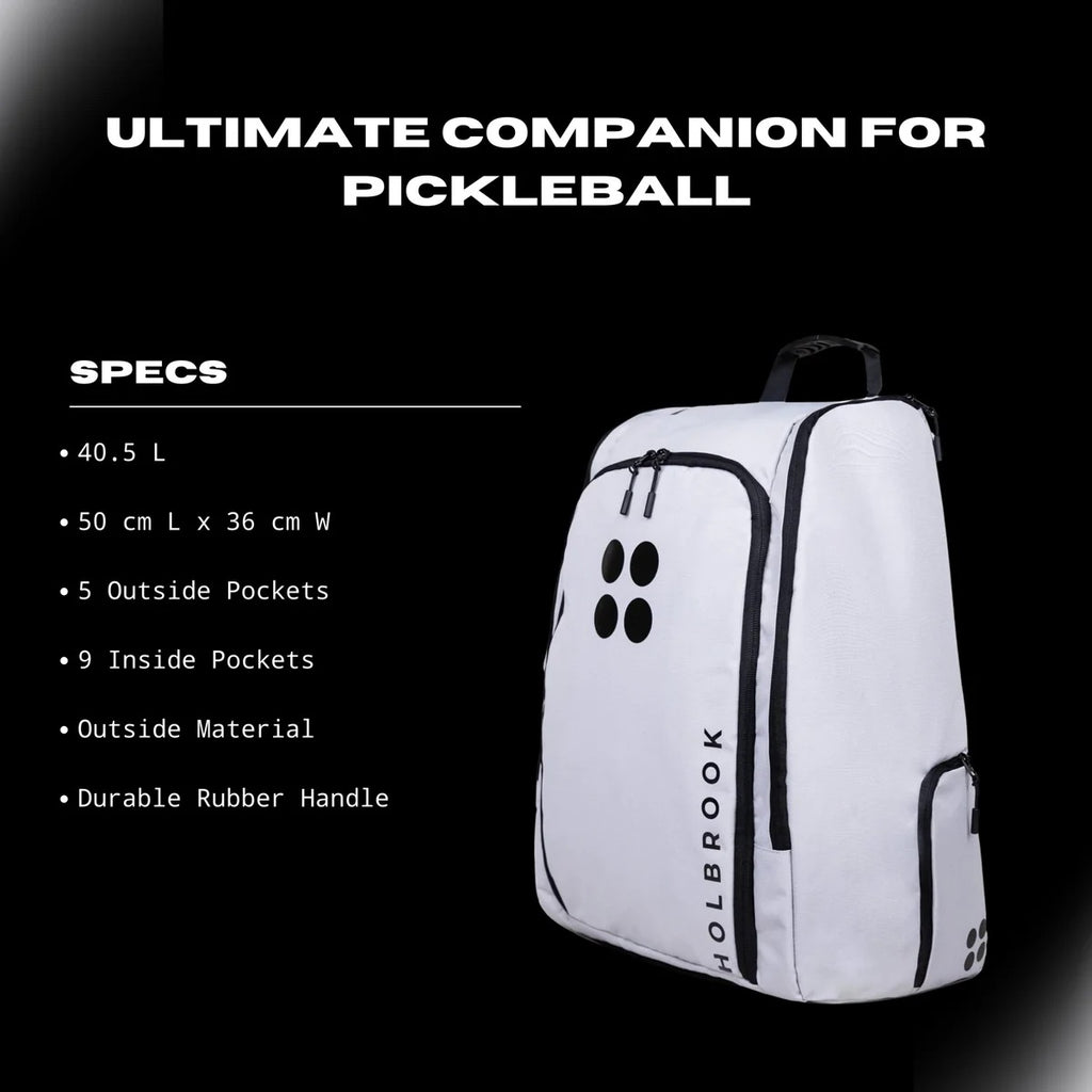 HOLBROOK Podium Pickleball Bag 40L - Light Grey