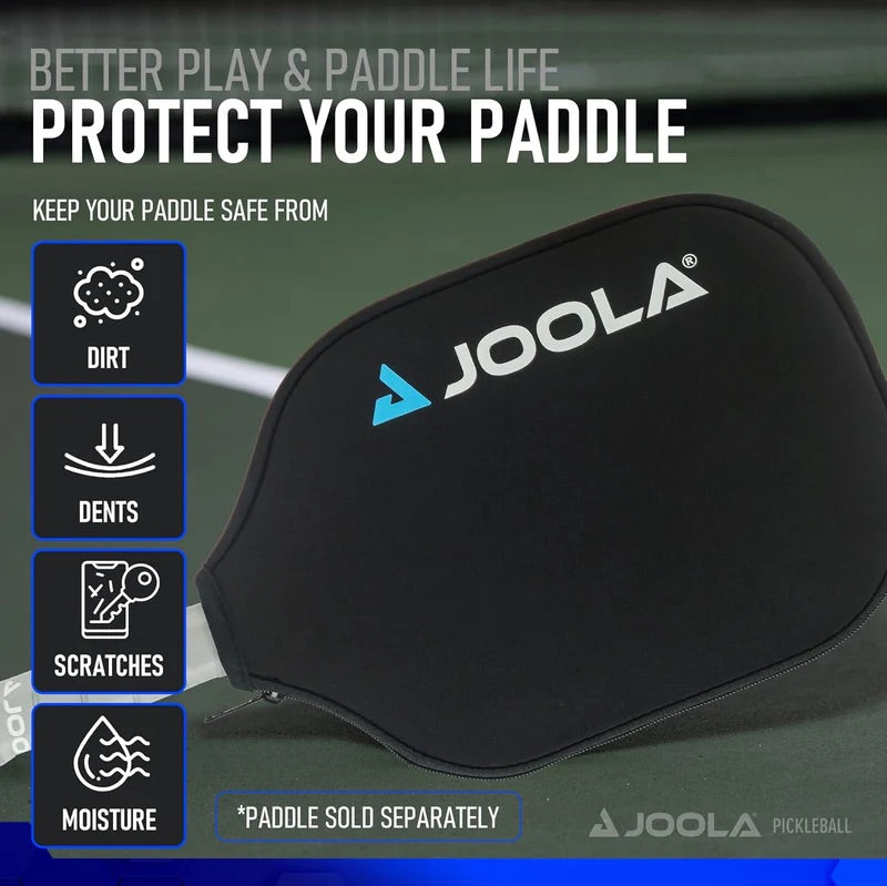 JOOLA Universal Neoprene Pickleball Paddle Cover (Black)
