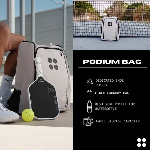 HOLBROOK Podium Pickleball Bag 40L - Light Grey