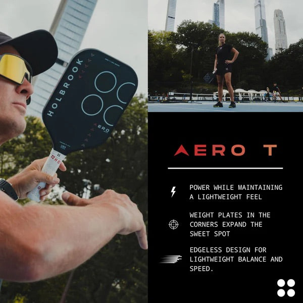 HOLBROOK Pro Aero T Pickleball Paddle (Edgeless)