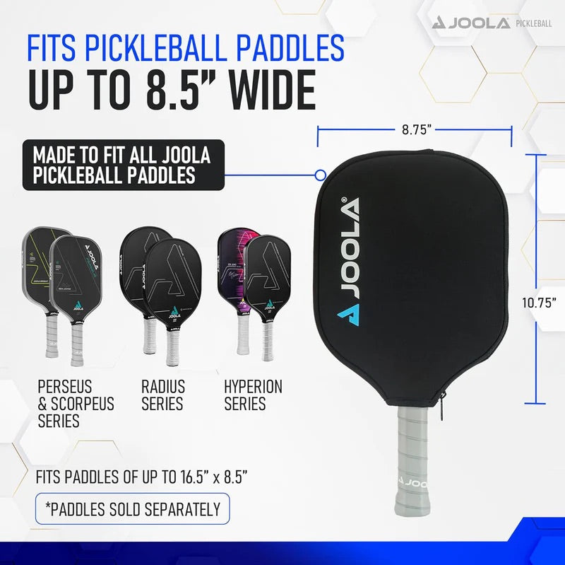 JOOLA Universal Neoprene Pickleball Paddle Cover (Black)