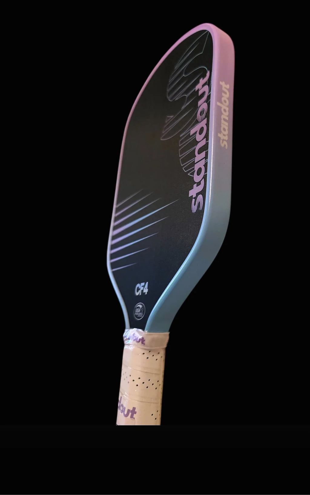 STANDOUT CF4 CONTROL Carbon Fibre Pickleball Paddle 16mm | USAPA approved