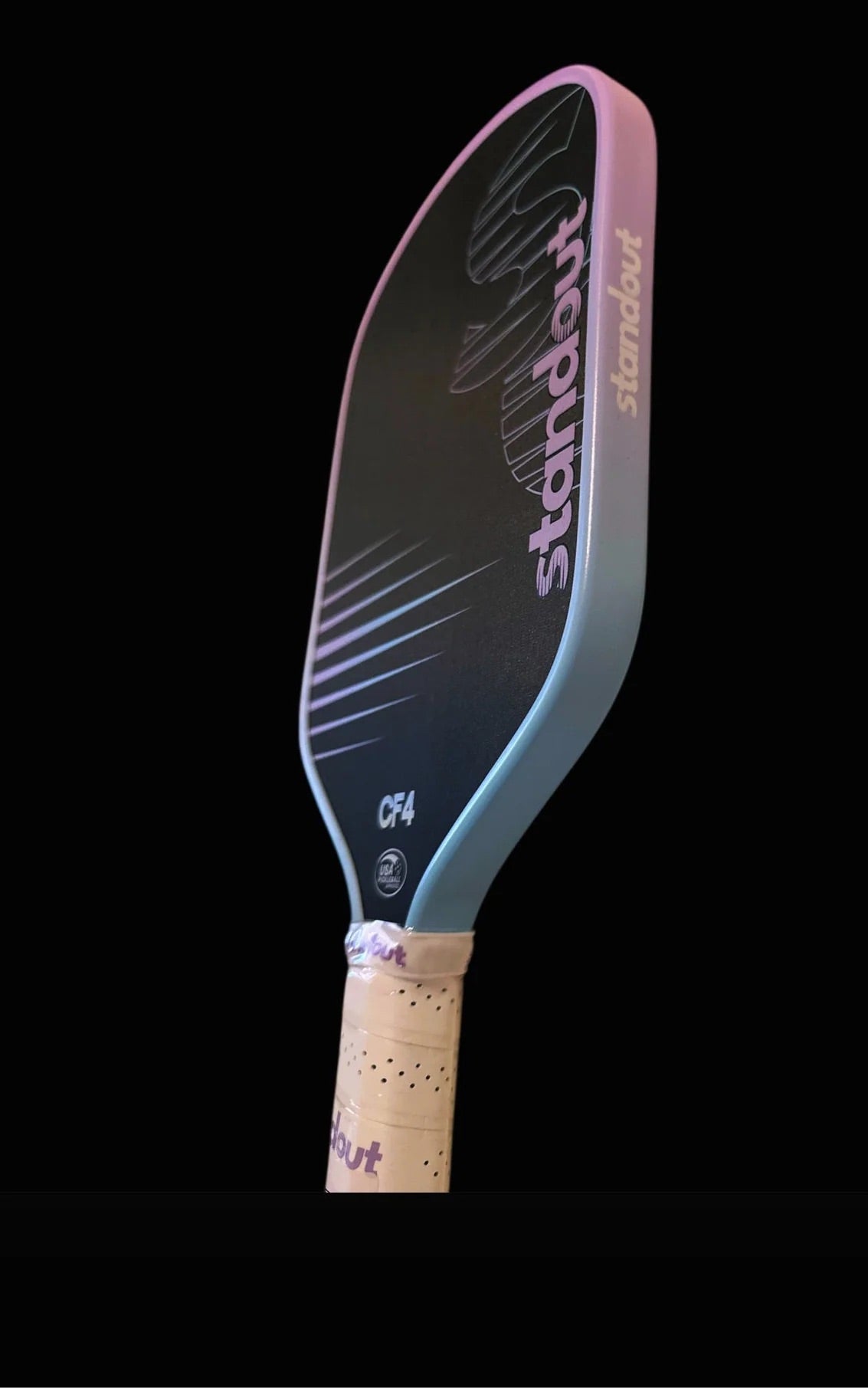 STANDOUT CF4 CONTROL Carbon Fibre Pickleball Paddle 16mm | USAPA approved