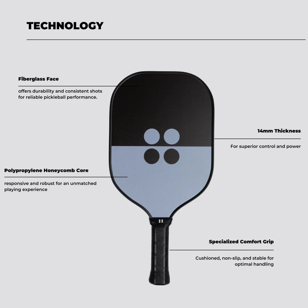 HOLBROOK Sport - MIDNIGHT Pickleball Paddle for beginners
