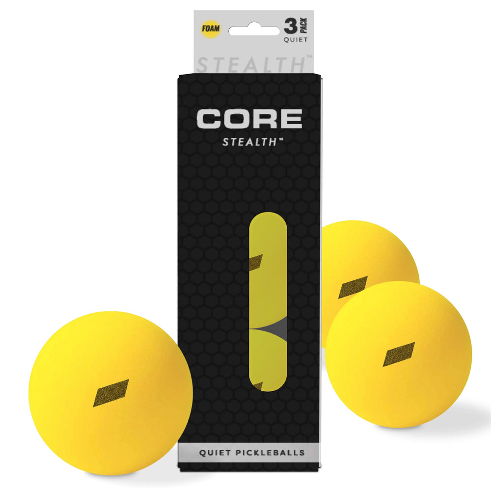 [BUNDLE] PICKLIN' The Dink Net + CORE Stealth Foam Pickleball balls (Pack of 3)