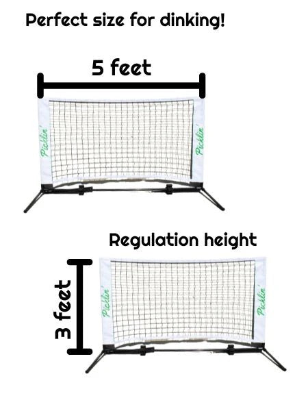 [BUNDLE] PICKLIN' The Dink Net + CORE Stealth Foam Pickleball balls (Pack of 3)