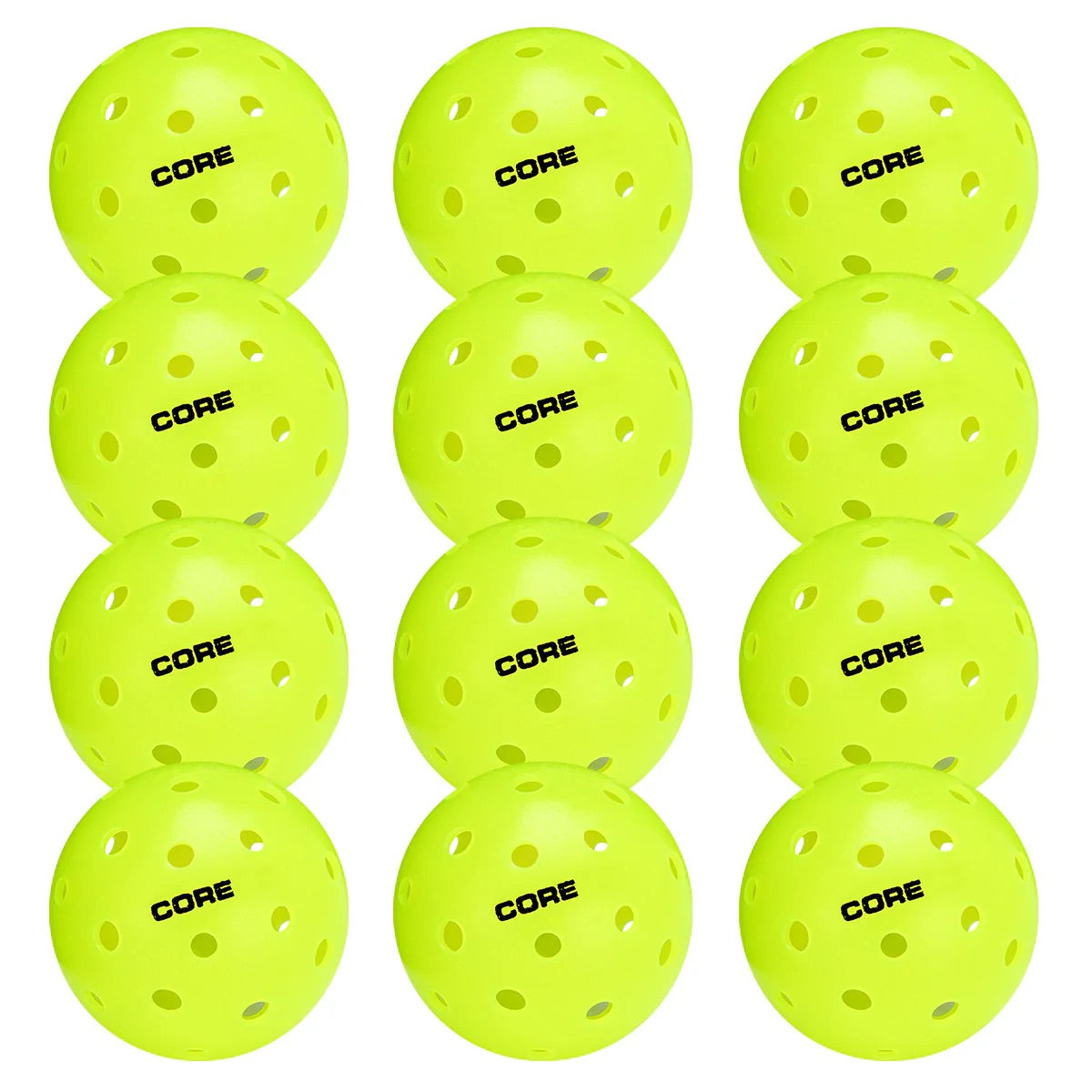 CORE Outdoor 40-hole Pickleball balls