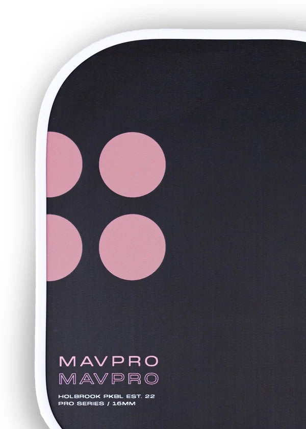 HOLBROOK Mav Pro 16mm 2.0 Pickleball Paddle | Carbon Fibre, USAPA Approved