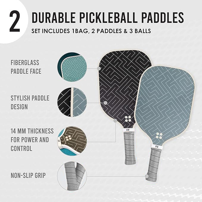 HOLBROOK Rove 2 Pickleball Paddles Set