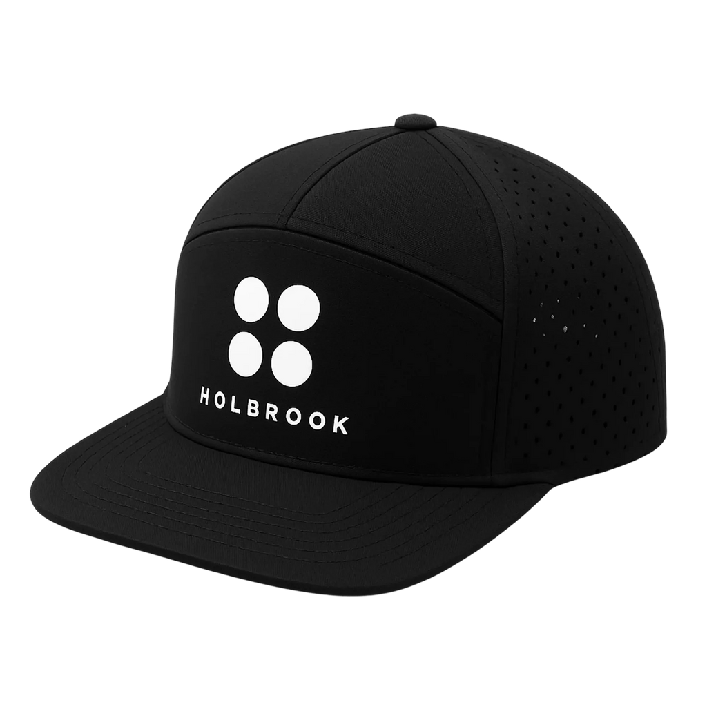 Holbrook 6 Panel Snapback – Black