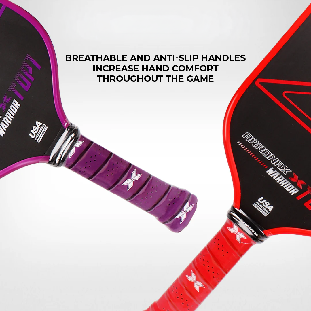 Arronax Warrior X Top 1 Pickleball Balanced Paddle (16mm) — Light Green
