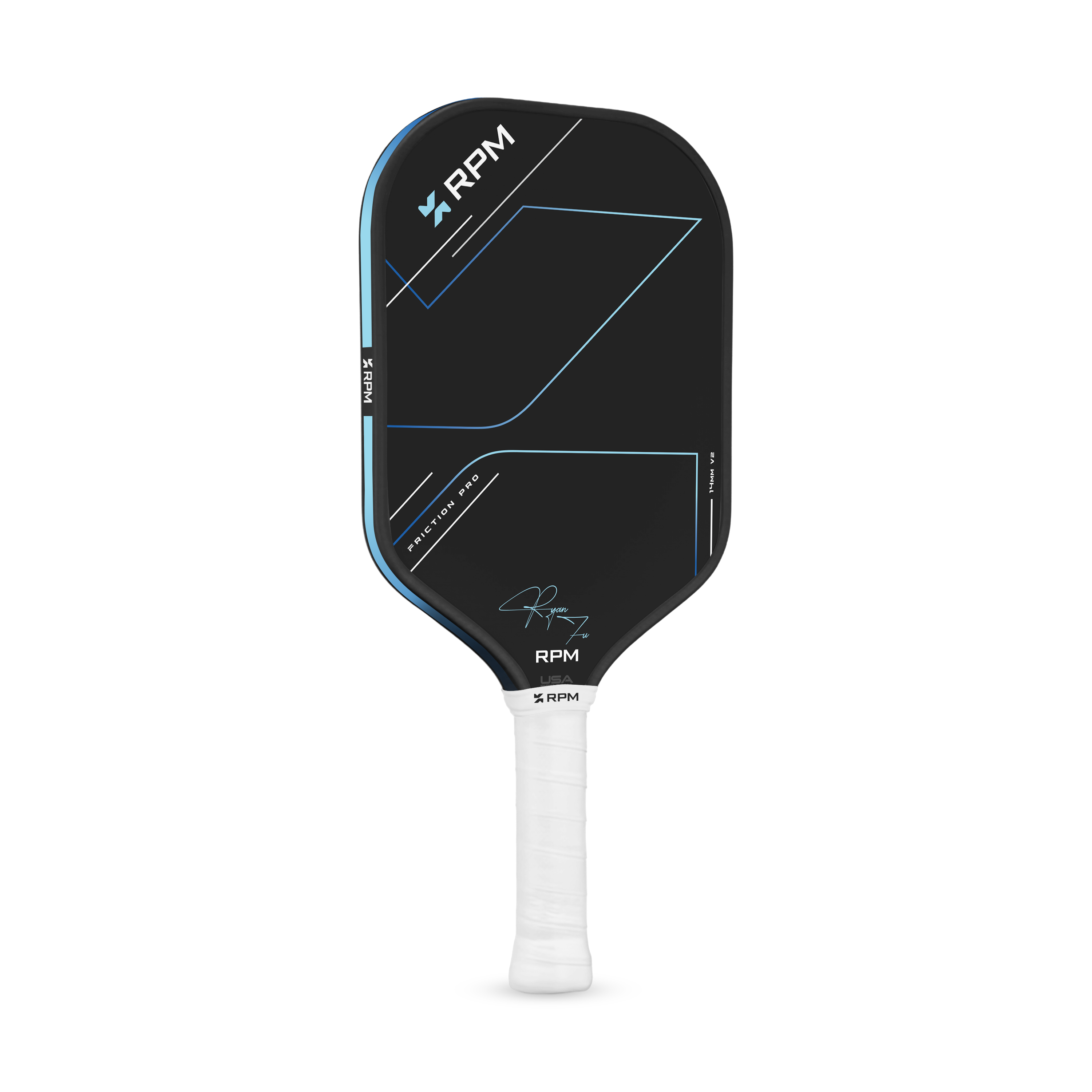 RPM FRICTION PRO 14MM/16MM ELONGATED V2 Pickleball Paddle